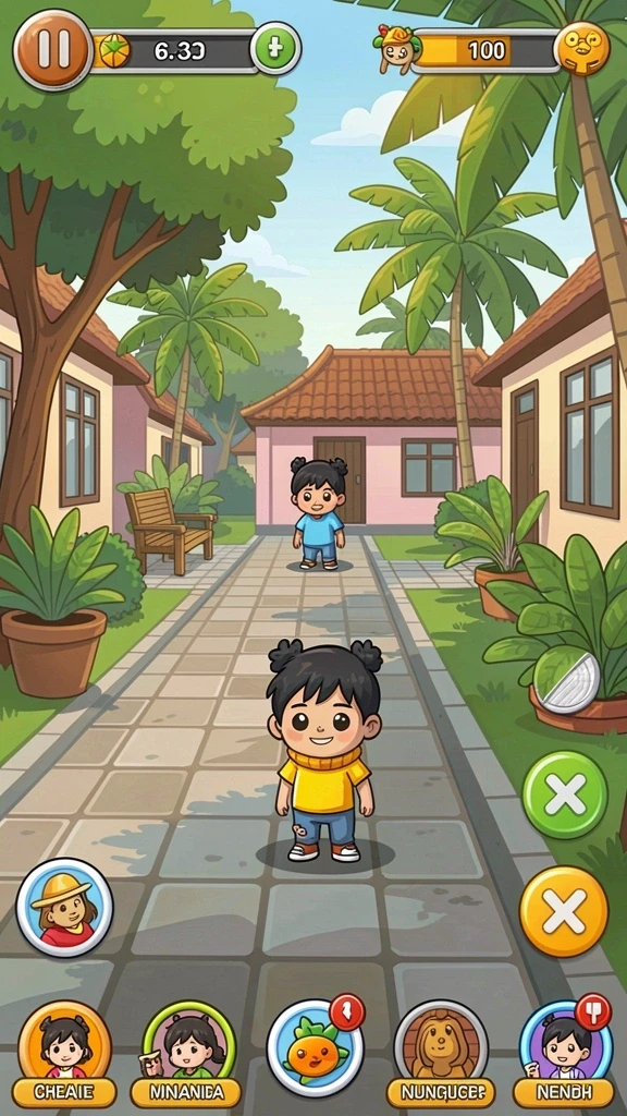 bento123 - Tampilan awal yang menarik dan informatif.