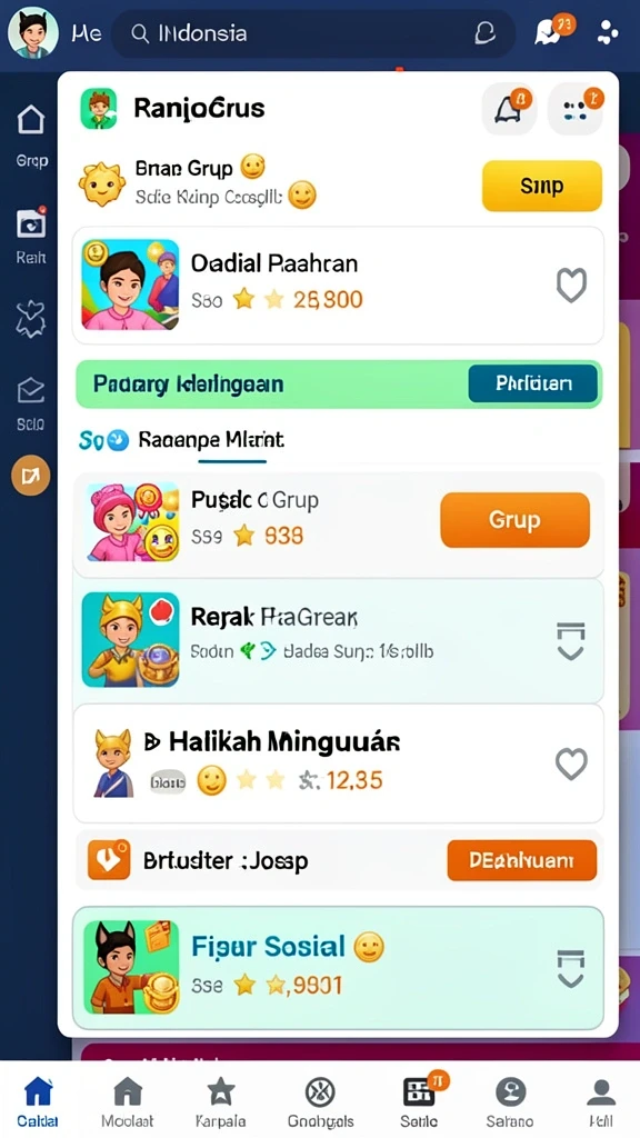 bosku33 - Tampilan antarmuka yang mudah digunakan dan menarik.