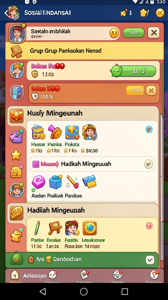 haya777 - Tampilan antarmuka yang bersih dan mudah dinavigasi.
