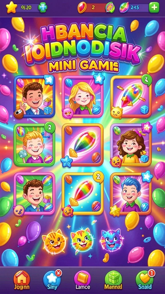 idrgame - Ilustrasi karakter unik dengan kemampuan spesial.