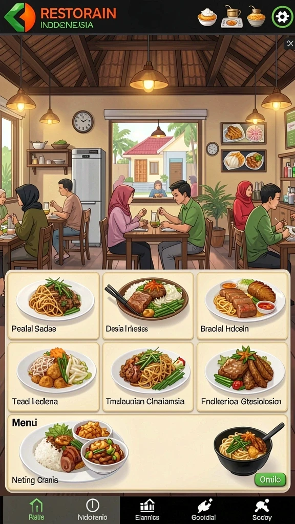 idrking - Tangkapan layar menunjukkan karakter utama dalam aksi.